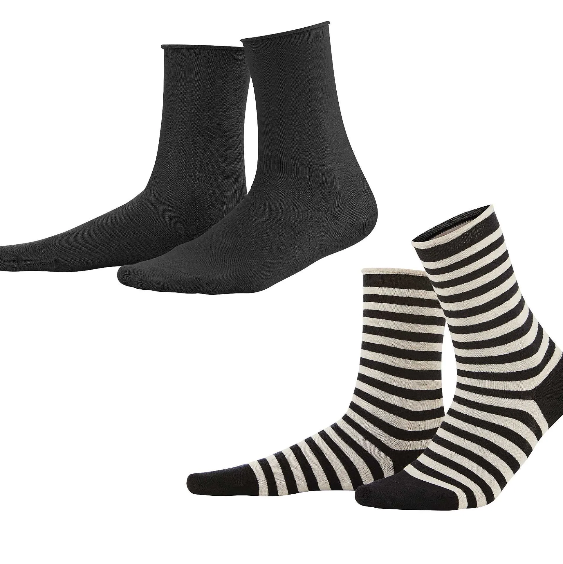 LIVING CRAFTS Alexis – Socken, 2Er-Pack Schwarzer Sand Store