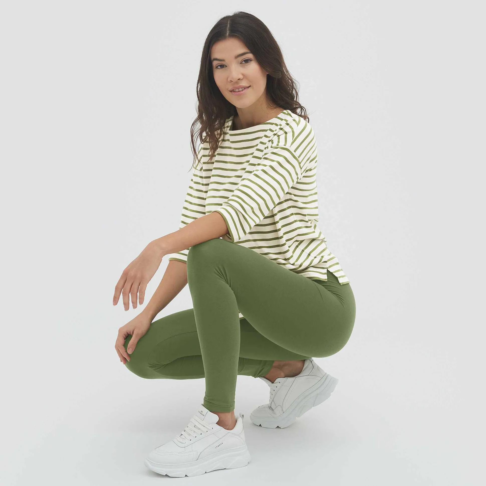LIVING CRAFTS Annedore - Leggings Olive Cheap