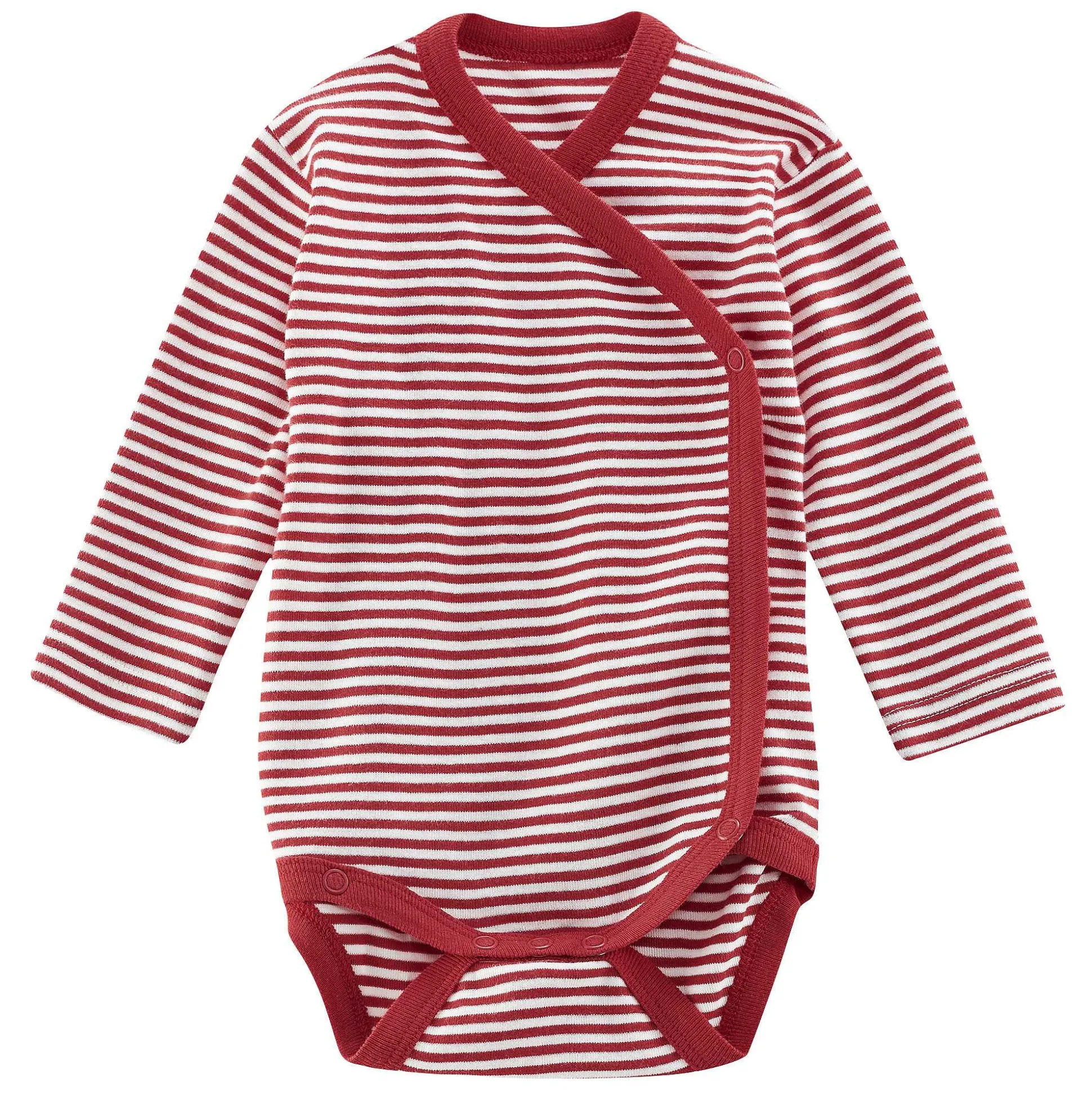 LIVING CRAFTS Aubergine – Kimono-Body Mohn/Weis Hot