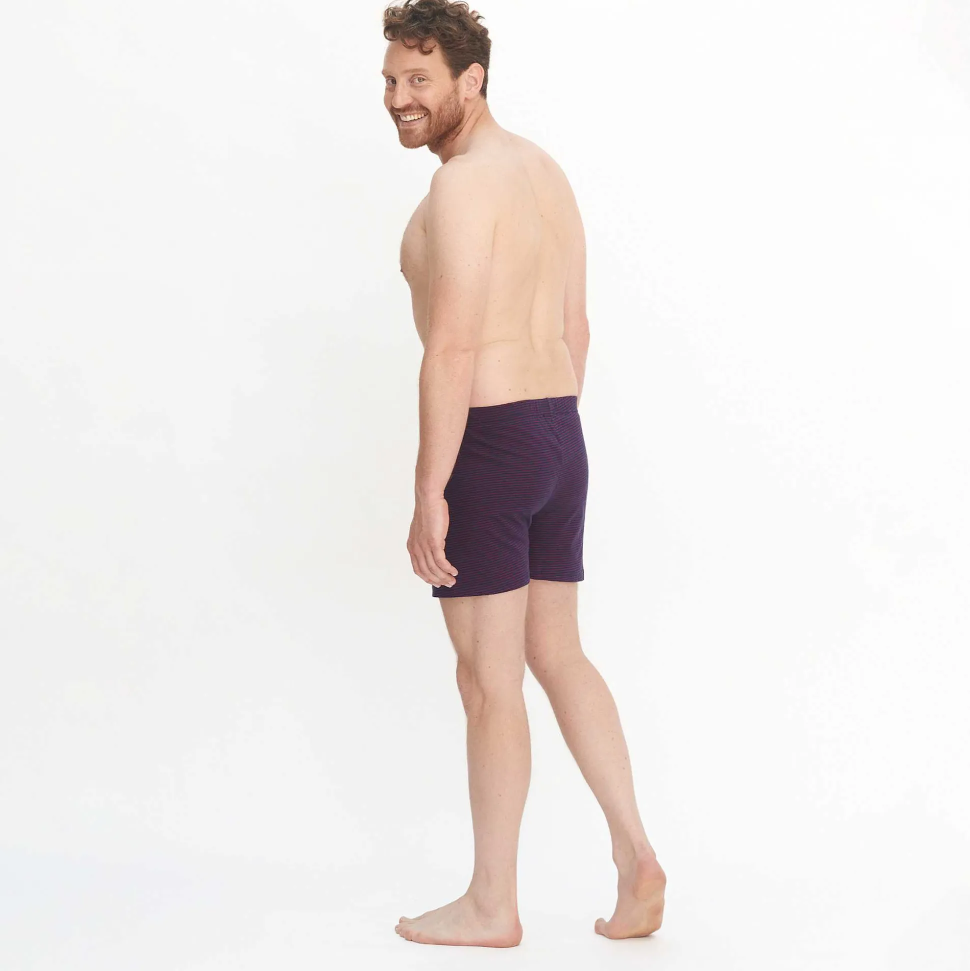 LIVING CRAFTS Ben – Boxershorts, 2Er-Pack Dunkles Marineblau/Rubin Clearance