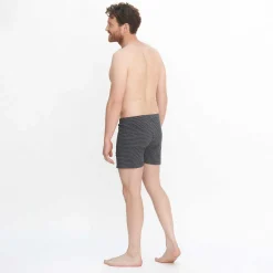 LIVING CRAFTS Ben – Boxershorts, 2Er-Pack Steingrau/Anthra Melange Fashion