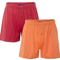 LIVING CRAFTS Ben – Boxershorts, 2Er-Pack Mandarine New