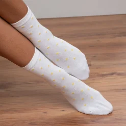 LIVING CRAFTS Bettina - Socken, 2Er-Pack Butter Sale