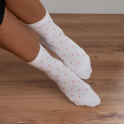 LIVING CRAFTS Bettina - Socken, 2Er-Pack Erdbeercreme Outlet