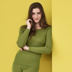 LIVING CRAFTS Bianca - Langarmshirt Avocado Store