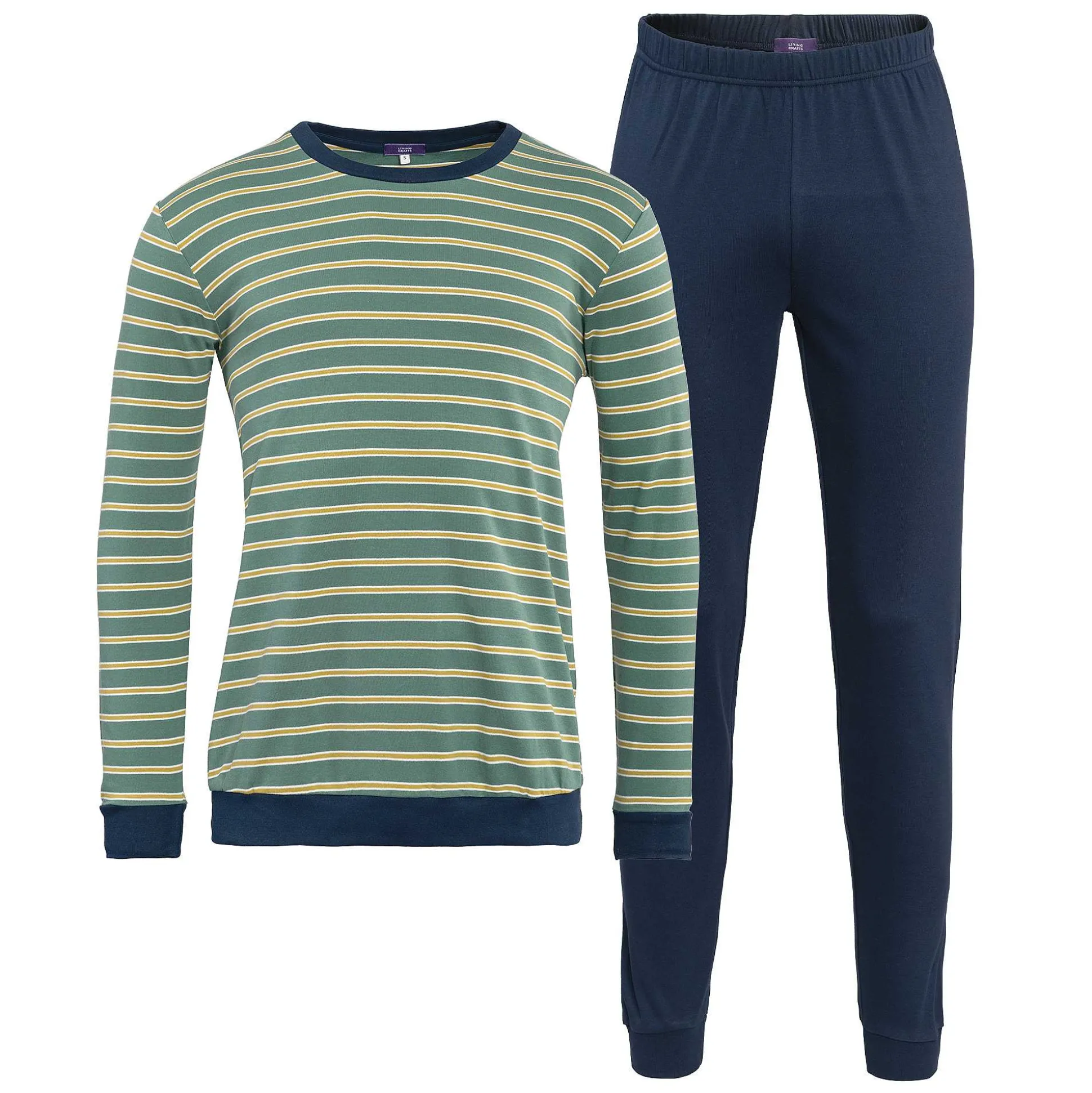 LIVING CRAFTS Bob - Pyjamas Marine/Myrte Flash Sale