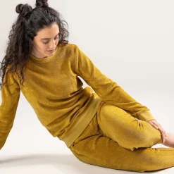 LIVING CRAFTS Bonnie – Frottee-Pyjama Honig Fashion