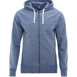 LIVING CRAFTS Cameron - Kapuzenjacke Wolkenblaue Melange Flash Sale