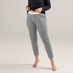 LIVING CRAFTS Carol - Schlafhose Vichy Schwarz/Creme Fashion