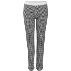 LIVING CRAFTS Carol - Schlafhose Vichy Schwarz/Creme Fashion