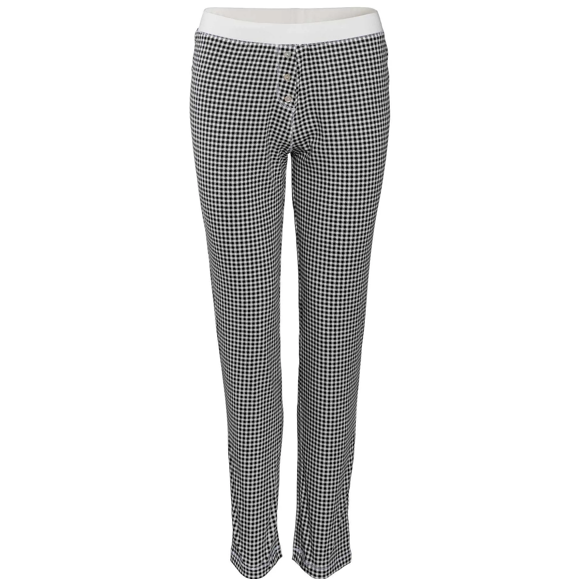LIVING CRAFTS Carol - Schlafhose Vichy Schwarz/Creme Fashion