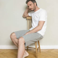 LIVING CRAFTS Charlie – Sweatshorts Steingrau Fashion
