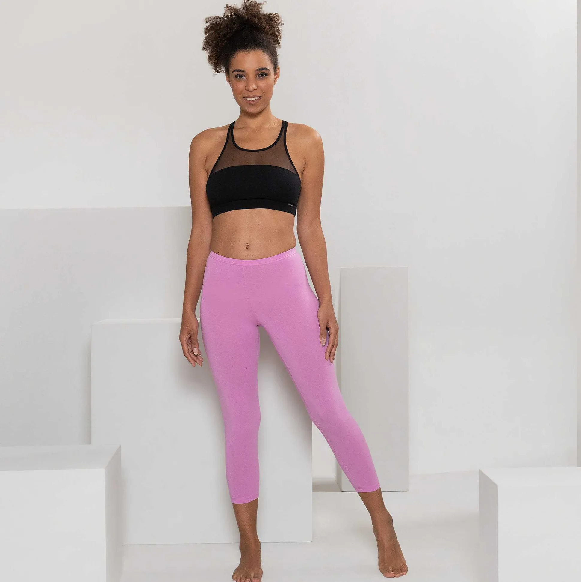 LIVING CRAFTS Clara – 7/8-Leggings Pastell-Lavendel Fashion