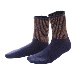 LIVING CRAFTS Damenke - Socken Tintenblau Cheap
