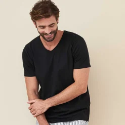 LIVING CRAFTS Dean – T-Shirt, 2Er-Pack Schwarz Flash Sale