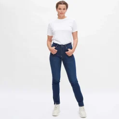 LIVING CRAFTS Donna – Jeans Dunkelblauer Denim Cheap