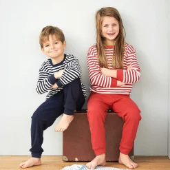 LIVING CRAFTS Elefant - Pyjama Mohn/Weis Cheap
