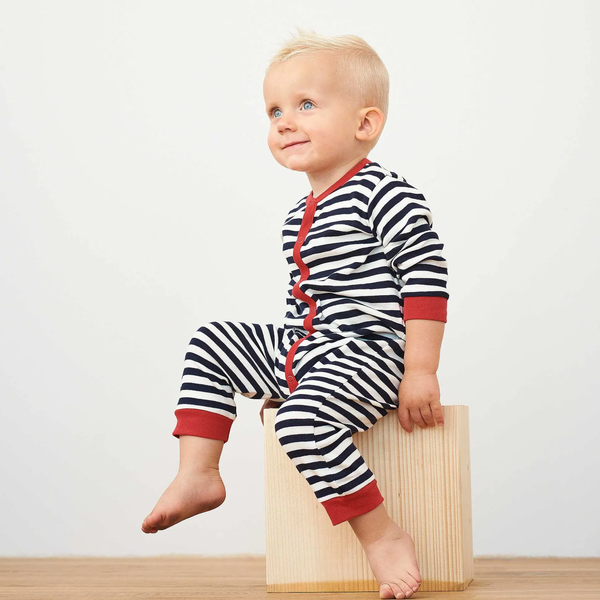 LIVING CRAFTS Emu – Pyjamas Ohne Fuse Marine/Weis Outlet