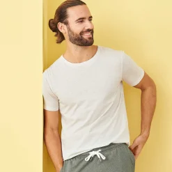 LIVING CRAFTS Fabian - T-Shirt, 2Er-Pack Naturliche Melange Discount