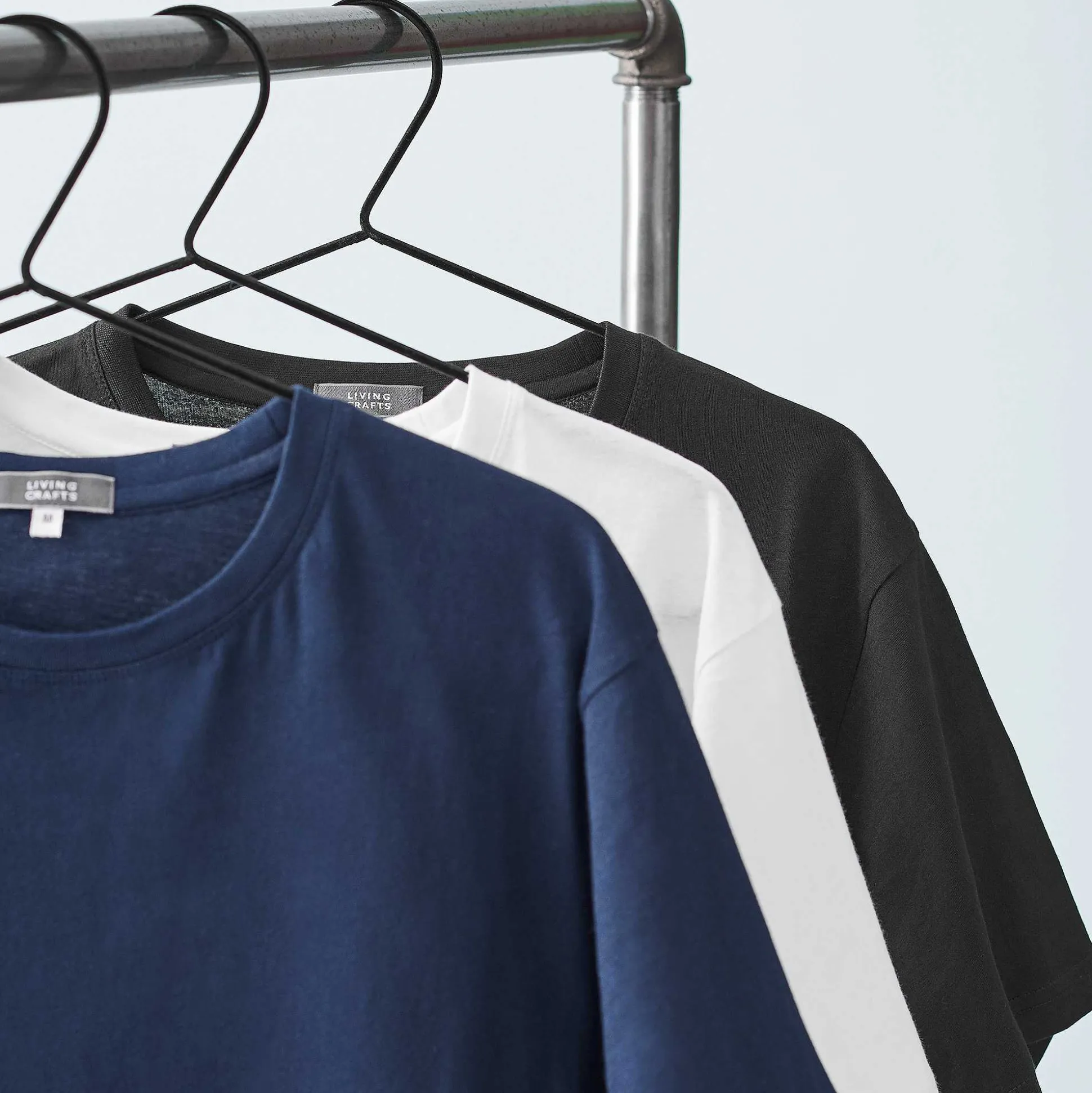 LIVING CRAFTS Fabian - T-Shirt, 2Er-Pack Marine Hot
