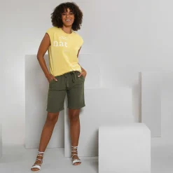 LIVING CRAFTS Gaby – Bermudashorts Thymian Hot