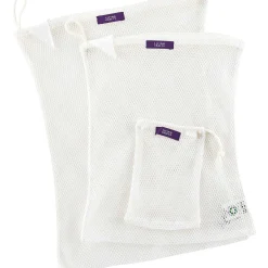 LIVING CRAFTS Genua - Waschesacke, Set Cremefarben Cheap