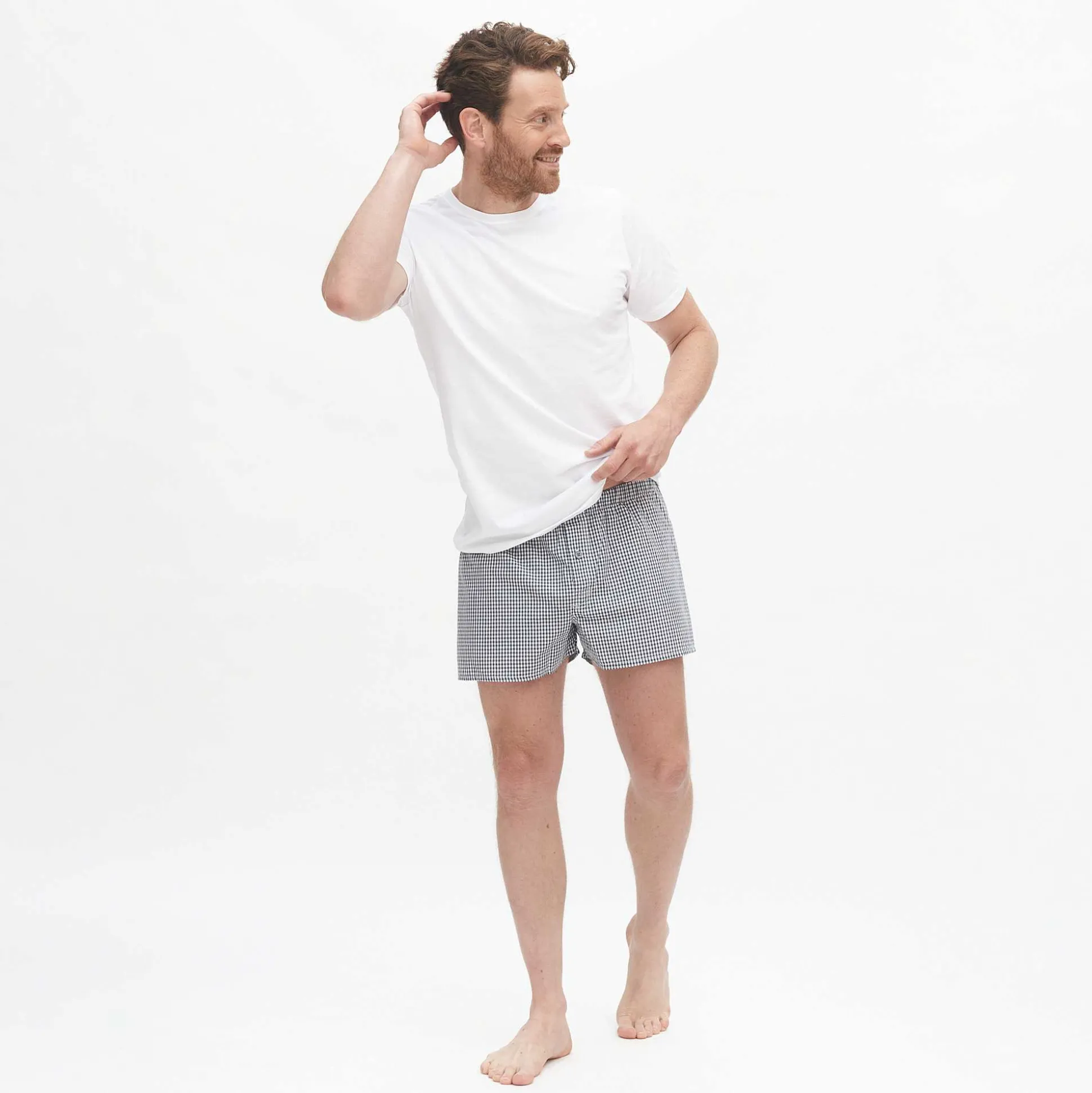 LIVING CRAFTS Gregor - Boxershorts, 2Er-Pack Anthrazit Clearance
