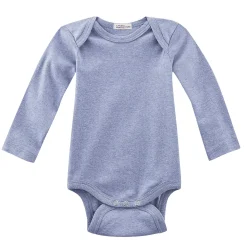 LIVING CRAFTS Herby – Langarm-Body Blaue Melange Best