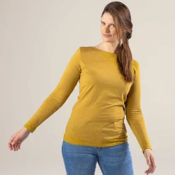 LIVING CRAFTS Hilla - Langarmshirt Honig Outlet
