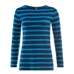 LIVING CRAFTS Hillary - Langarmshirt Nordischer Fjord/Blau Cheap