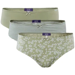LIVING CRAFTS Imala - Slips, 3Er-Pack Pistazie New