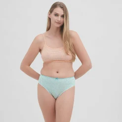 LIVING CRAFTS Imala - Slips, 3Er-Pack Vichy-Lagune Shop