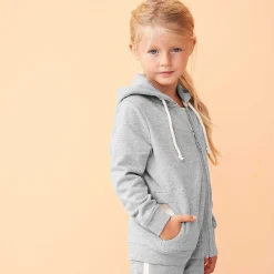 LIVING CRAFTS Ingwer - Kapuzenjacke Graue Melange Store