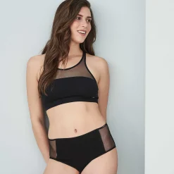 LIVING CRAFTS Irini – Slips Mit Hoher Taille Schwarz Hot