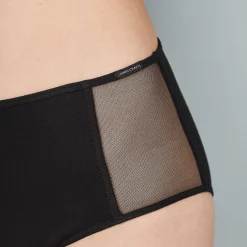 LIVING CRAFTS Irini – Slips Mit Hoher Taille Schwarz Hot