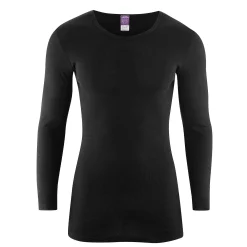LIVING CRAFTS Johan - Langarmshirt Schwarz Hot