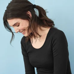 LIVING CRAFTS Johanna - Langarmshirt Schwarz Best Sale