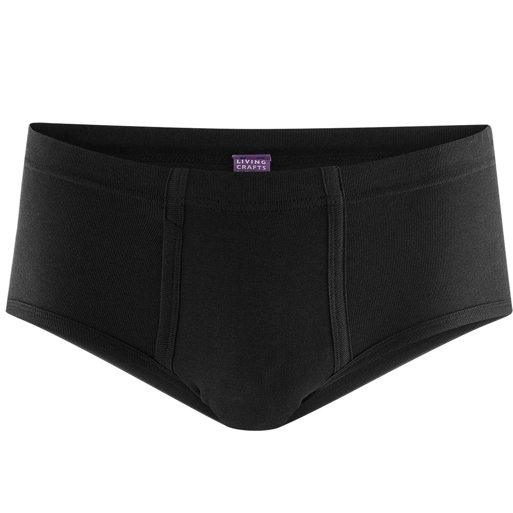 LIVING CRAFTS Julius – Slip Mit Offenem Hosenschlitz Schwarz Shop