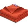LIVING CRAFTS Juno - Spultucher, 2Er-Pack Roter Ton Hot
