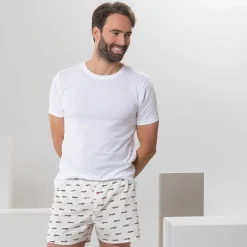 LIVING CRAFTS Keith – Boxershorts, 2Er-Pack Marine/Natur Cheap