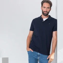 LIVING CRAFTS Kenley - Poloshirt Tintenblau Sale