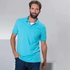 LIVING CRAFTS Kenley - Poloshirt Turkis Best Sale