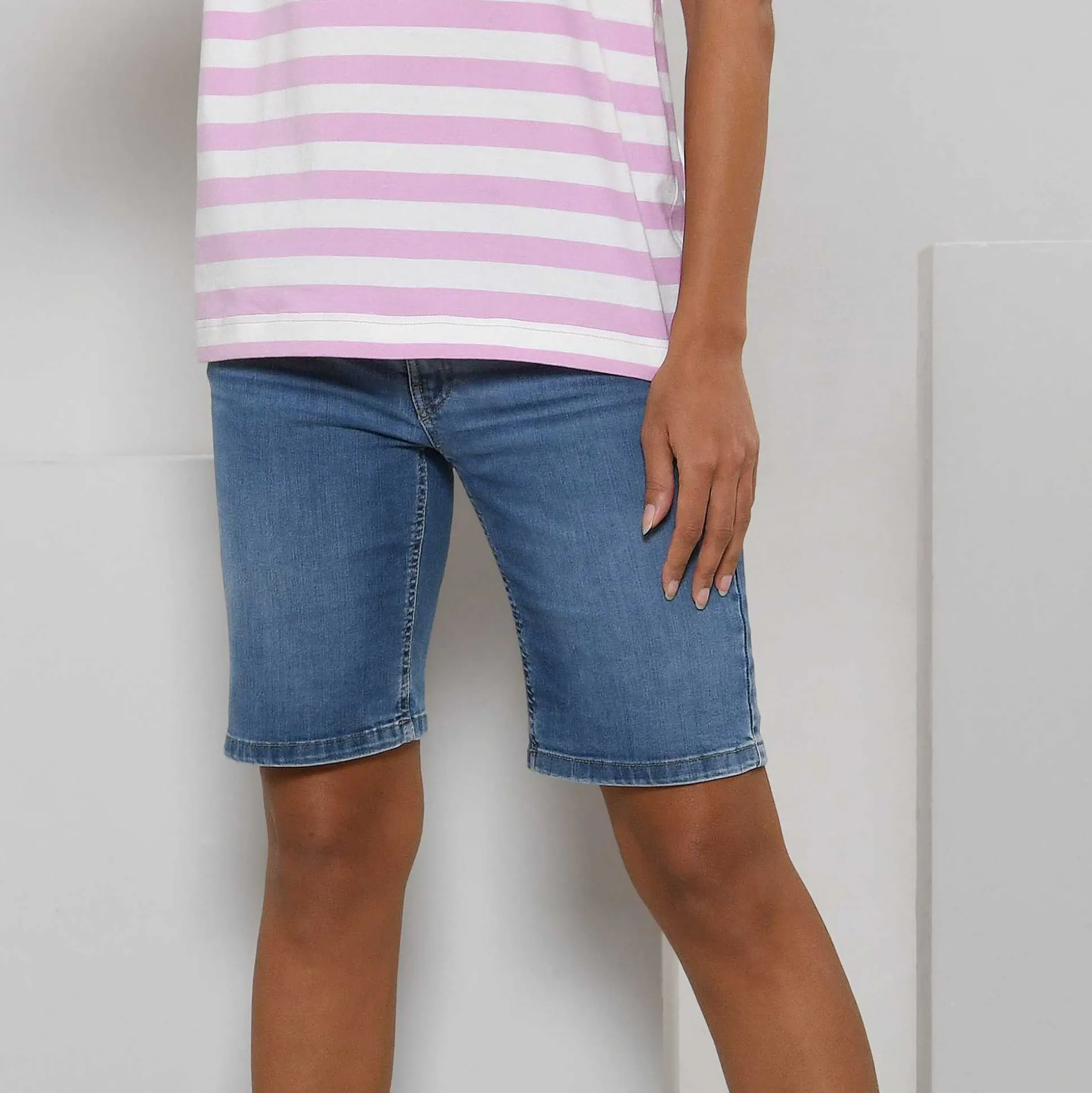 LIVING CRAFTS Kirsten – Bermudashorts Mittleres Indigo Discount
