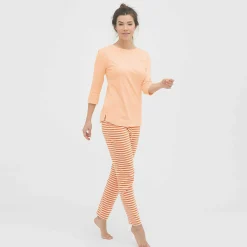 LIVING CRAFTS Kristin - Schlafshirt Aprikoseneis Cheap