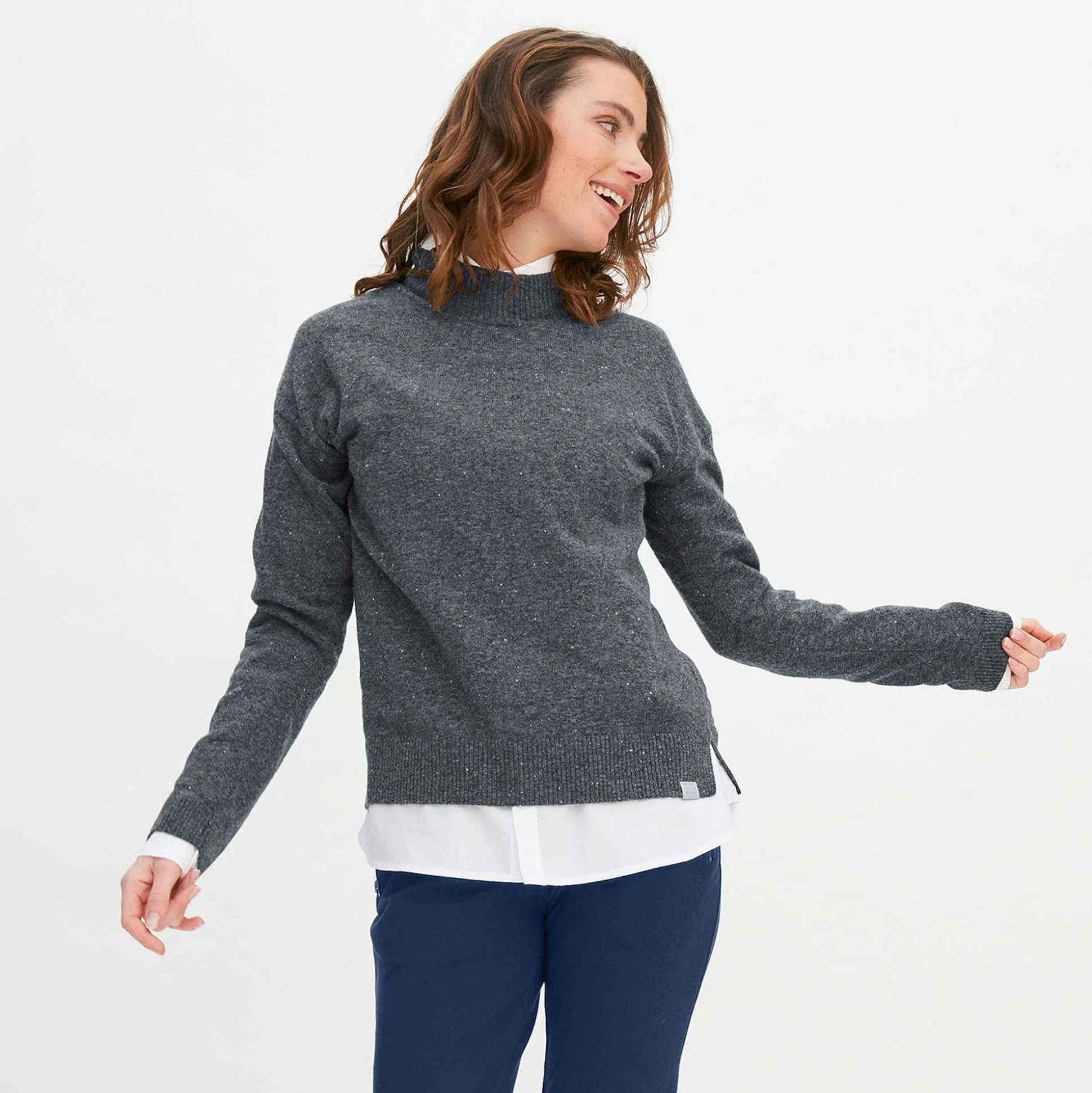 LIVING CRAFTS Laina - Pullover Rauch Fashion