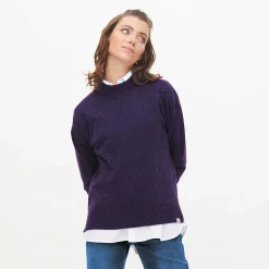 LIVING CRAFTS Laina - Pullover Pflaume Hot