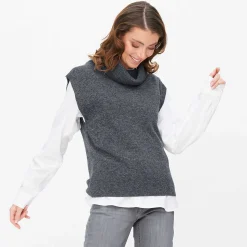LIVING CRAFTS Lala - Weste Rauch Hot