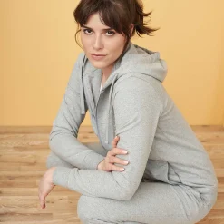 LIVING CRAFTS Lamina - Kapuzenjacke Graue Melange Store