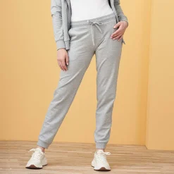 LIVING CRAFTS Lavinia – Jogginghose Graue Melange New