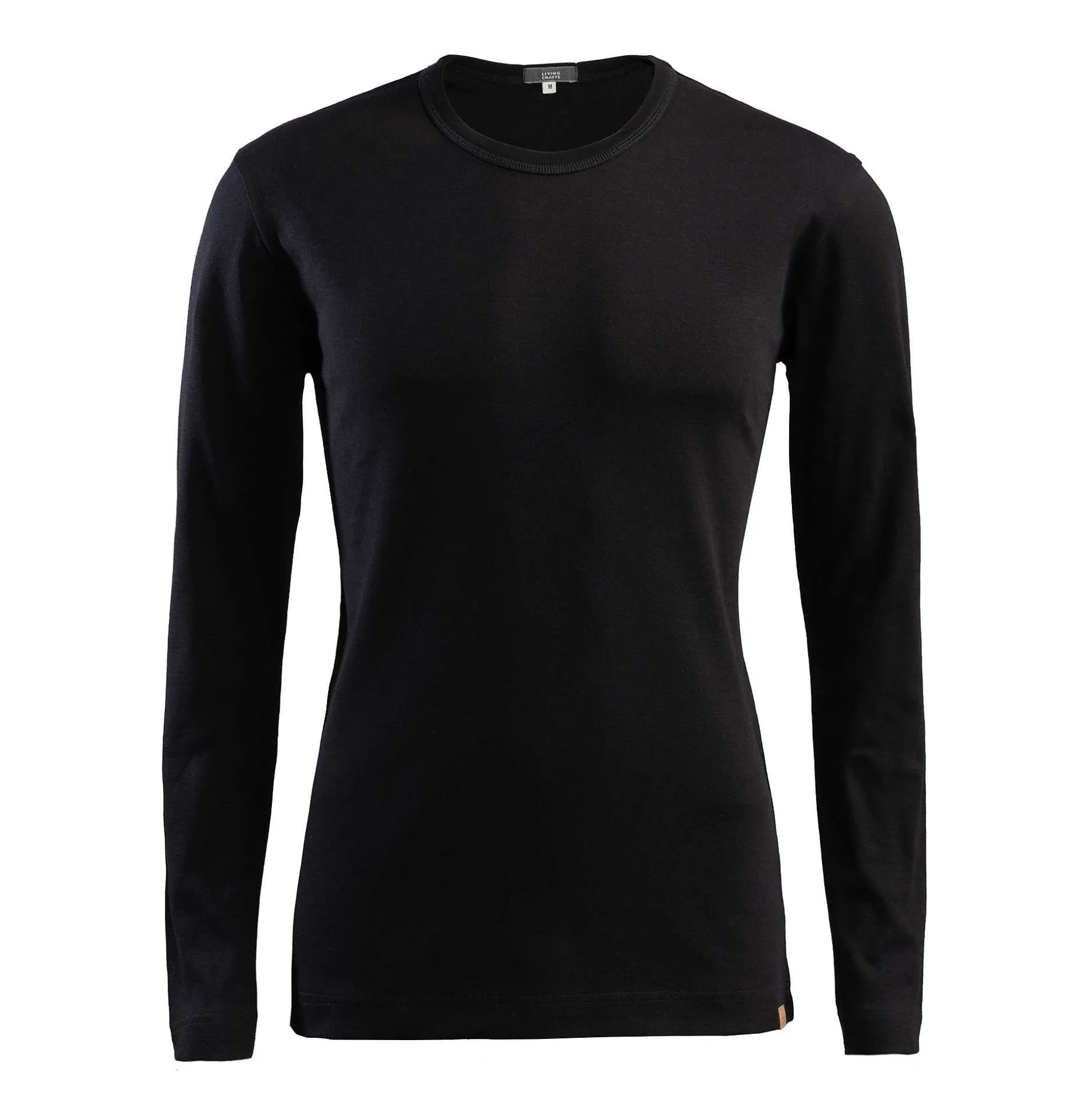 LIVING CRAFTS Leandro - Langarmshirt Schwarz Discount